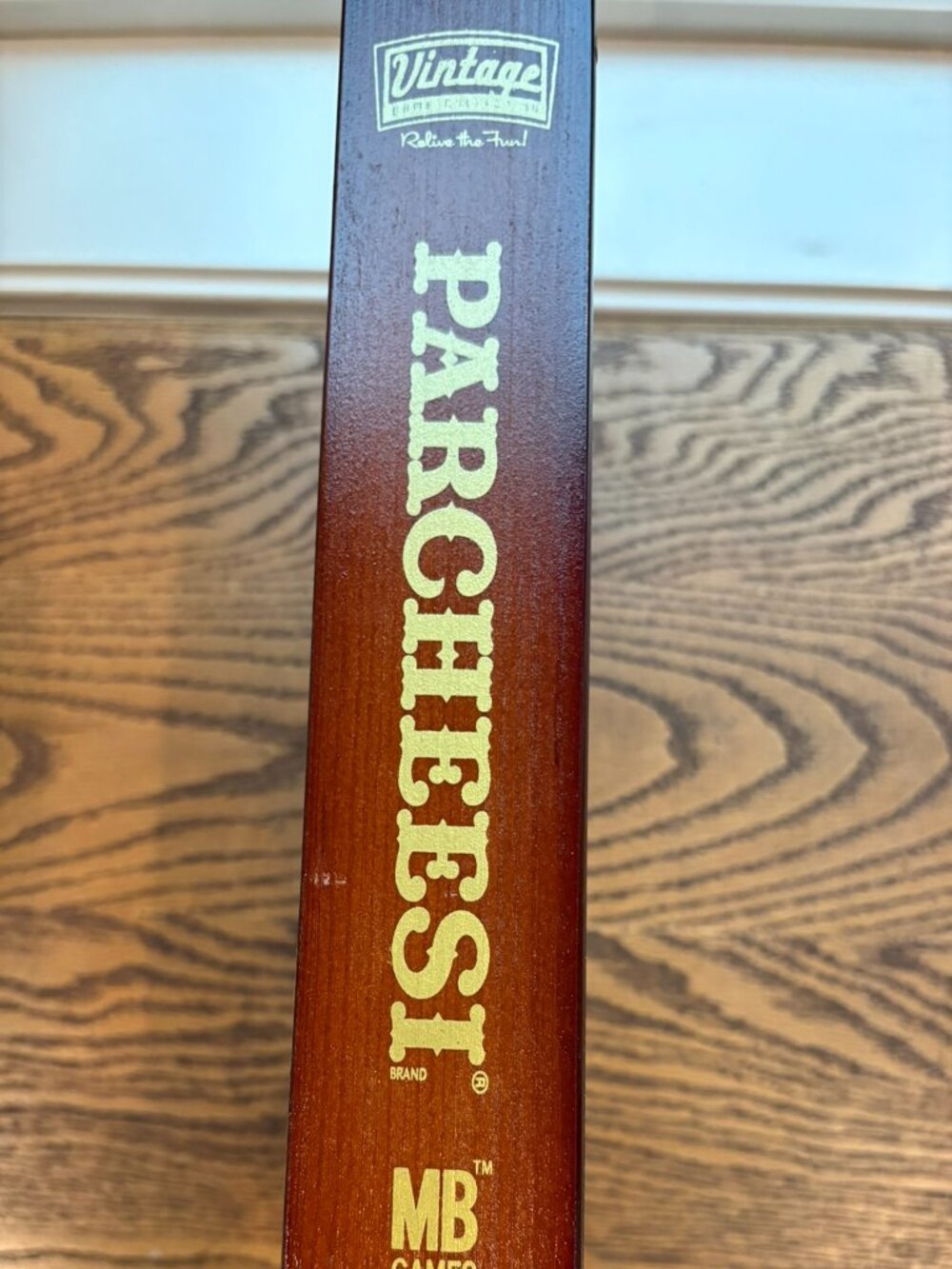 Parcheesi Vintage Wooden Game Bookshelf Edition - Picture 4 of 4